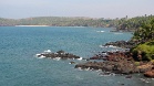 Kaukana näkyy Capo Da Raman ranta.