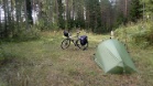 20110824094849  Pyöräreissun viimeinen telttapaikka Kiteellä.