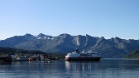 Hurtigruten Ørnesin kylässä.