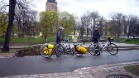 Alkumatkaa suosinut hieno sää väistyi ja Turku ohitettiin sadekelissä.