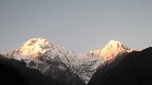 IMG 5293  Annapurna South (7219m) ja Hiunchuli (6441m)